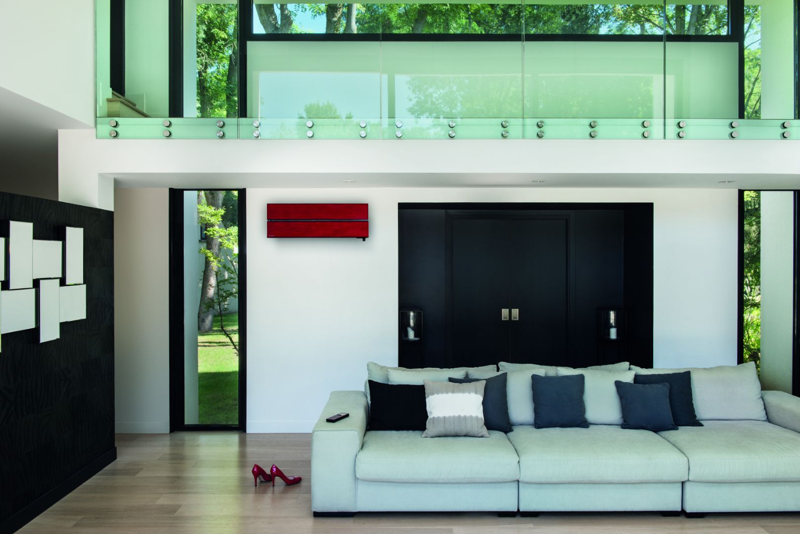 Mitsubishi Electric LN Diamond Ruby Red 2.5kW Wandmodel